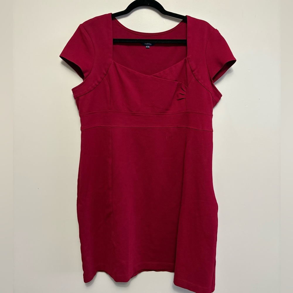 Reitmans Bold Red Dress Size XL - Picture 2 of 8
